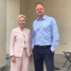 Helena Liljedahl, vd på KF Fastigheter och Stefan Gustavsson, vd på Blooc